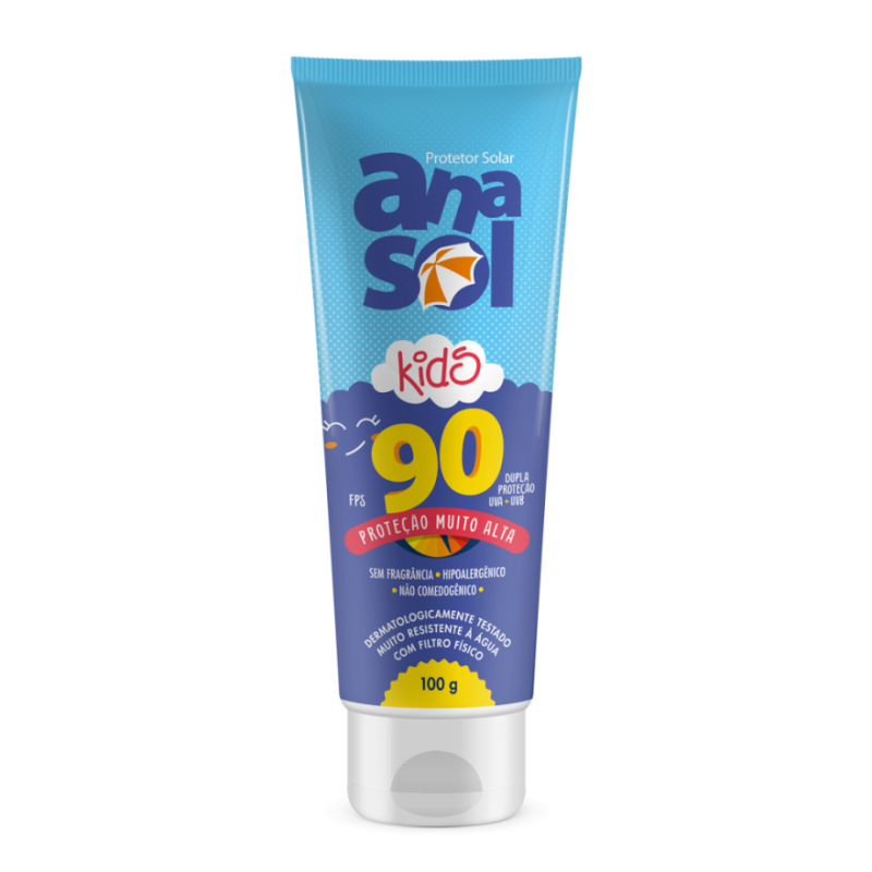 Anasol Protetor Solar Kids Fps 90 100Gr