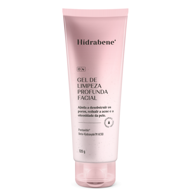 Hidrabene Gel de Limpeza Profunda Facial 120g