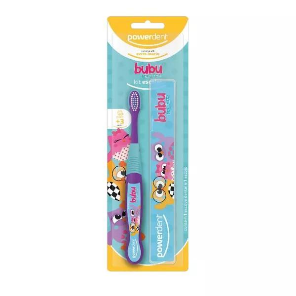 Escova Dental Inf Bubu Estojo +3