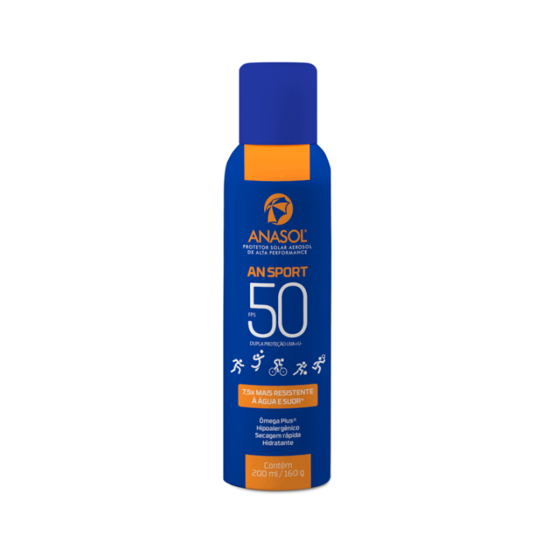 Anasol Protetor Solar Aerosol AN Sport  FPS 50 200 ml