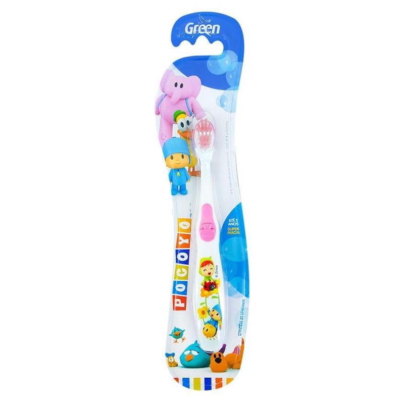 Escova Dental Inf 1D Pocoyo Macia