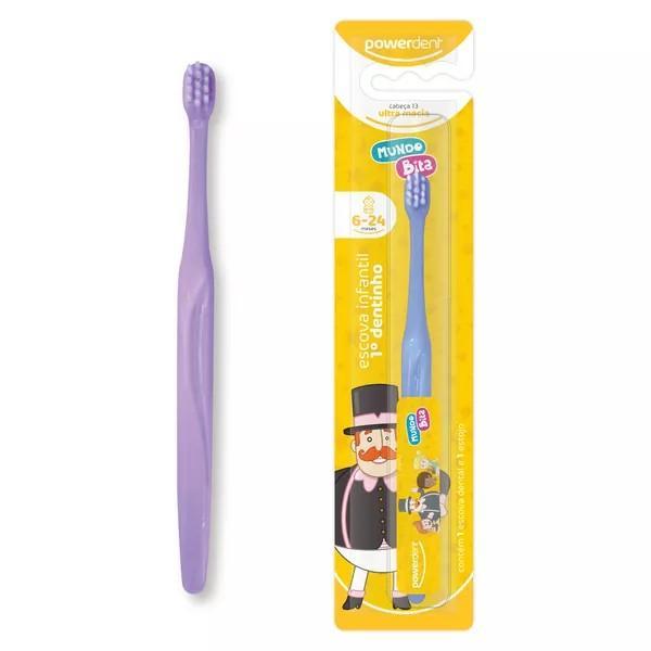 Escova Dental Inf 1Dentinho Mundo Bita 6 a 24 meses