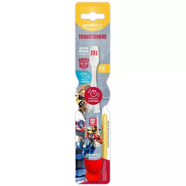 Escova Dental Inf Pisca Pisca Transformes  +2 anos