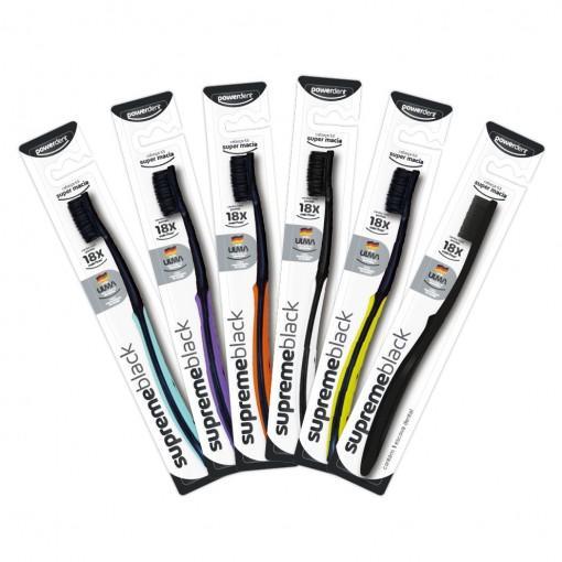 Escova Dental Adulta Supreme Black