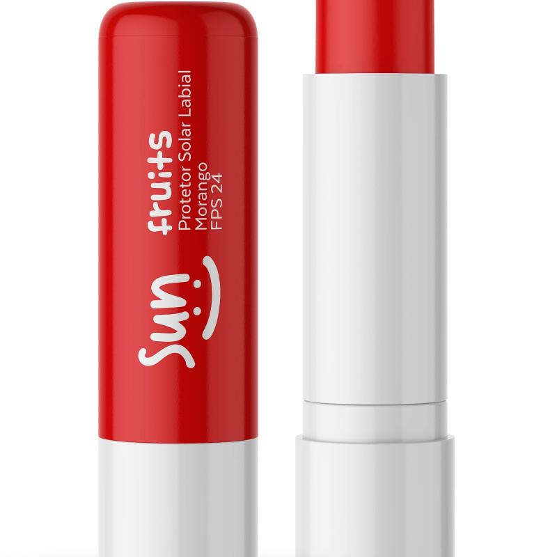 Protetor Solar Labial Fps 24 Morango