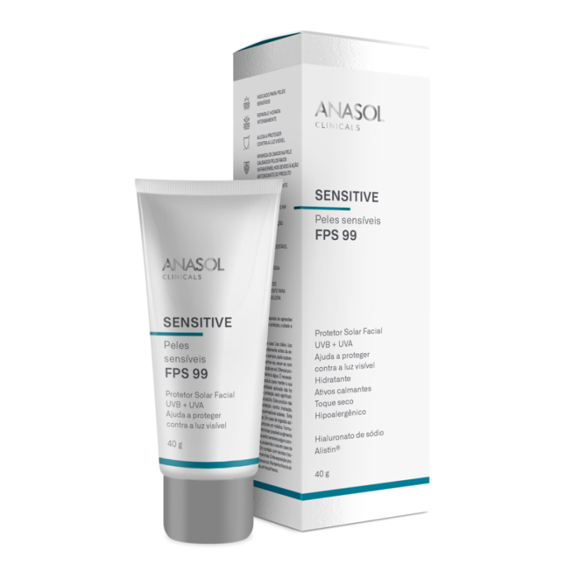 Anasol Protetor Solar Facial FPS 99 Sensitive 40g