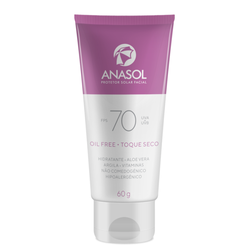 Anasol Protetor Solar Facial FPS 70 60g