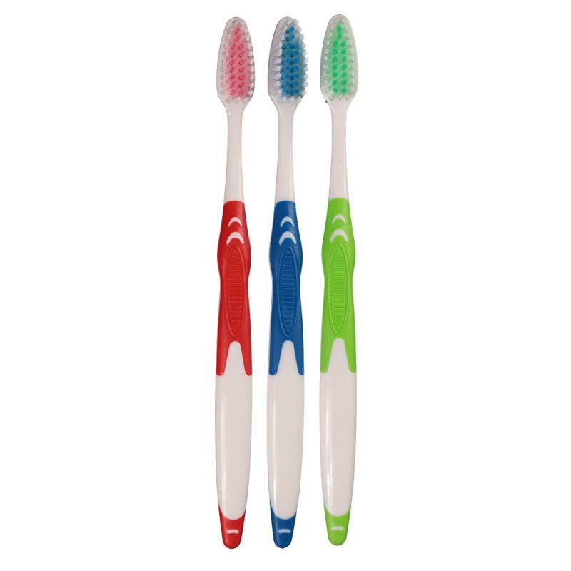 Escova Dental Adulta Tri Macia C/3un