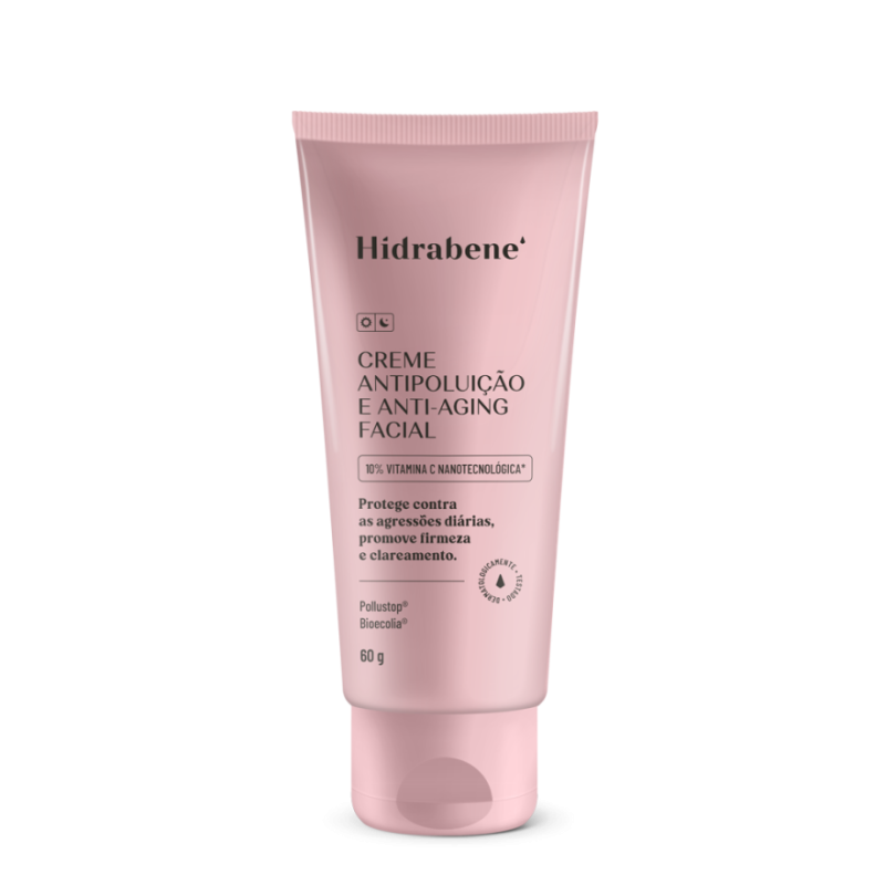 Hidrabene Creme Antipoluição Anti-Aging Facial 60g