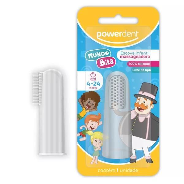 Escova Dental Inf  Massageadora Mundo Bita 4 a 24 meses