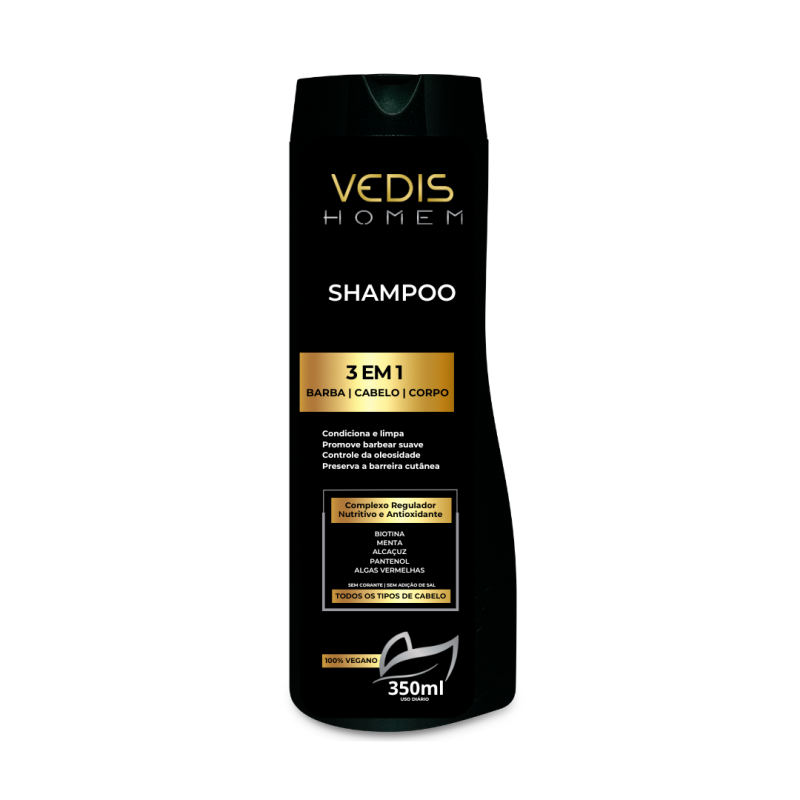 Shampoo Homem 3 em 1 350ml