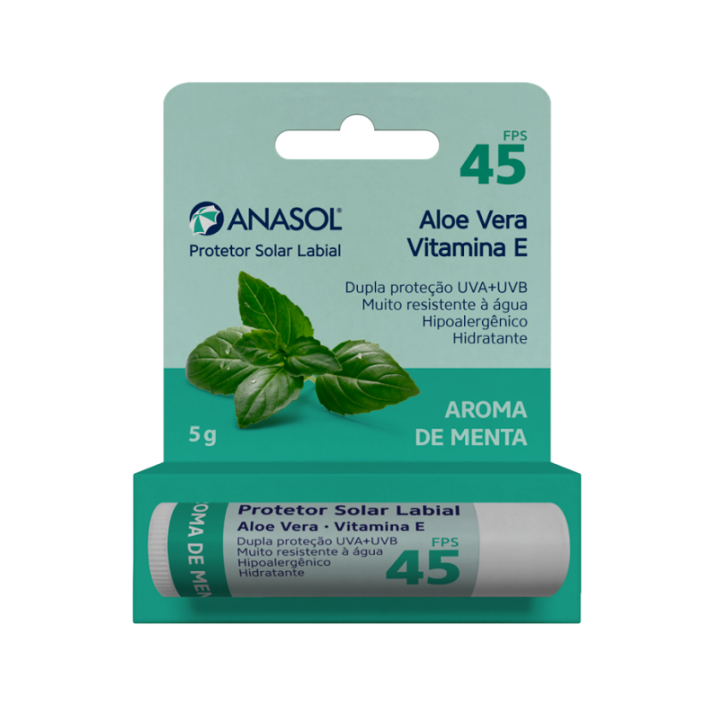 Anasol Protetor Labial Menta Fps60 5g