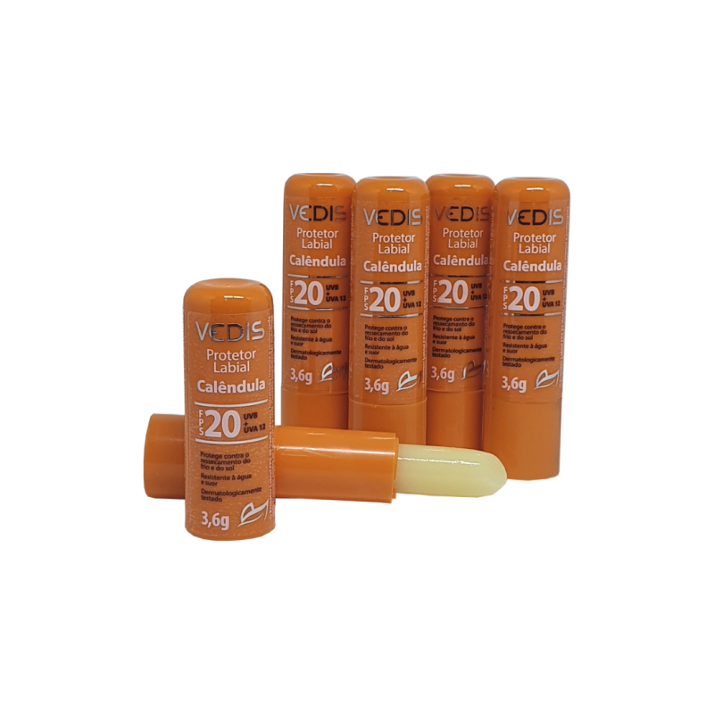 Protetor Labial FPS 20 Calêndula_Resistente a Água CX 24un
