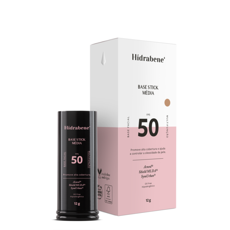Hidrabene Base Stick Media FPS 50 12g