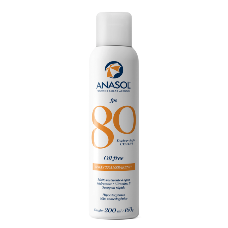 Anasol Protetor Solar Aerosol Fps 80 200ml
