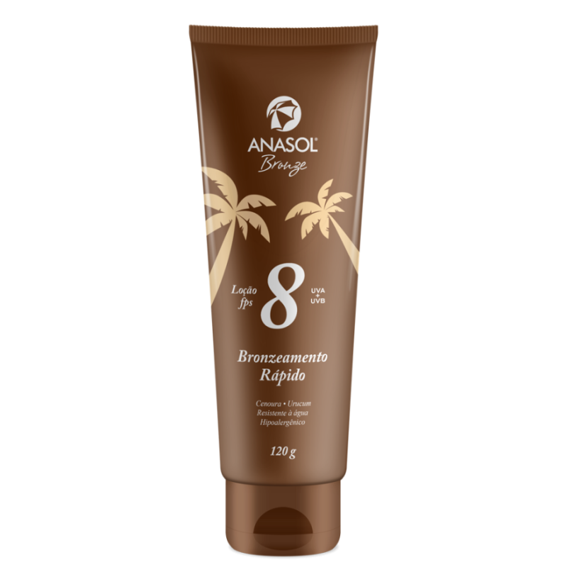 Anasol Locao Bronzeadora Fps 8  120 g
